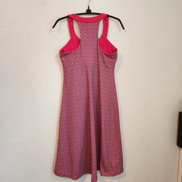 PrAna Shauna Cosmo Pink Compass Athletic Sun Dress, Size S - Picture 4 of 7